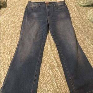 Kut from the Kloth Kelsey high rise ankle flare jeans, size 14, never worn